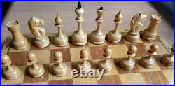 1960s USSR Soviet Chess Big Vintage Wood Tournament Antique Old Russian