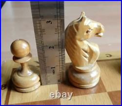 1960s USSR Soviet Chess Big Vintage Wood Tournament Antique Old Russian