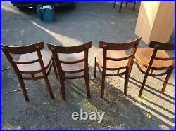 4x Vintage Chairs solid wood Antique Can deliver local