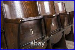7-Seater Vintage Folding Cinema Seats