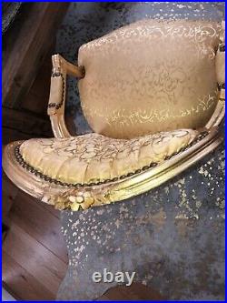Antique Gold Vintage Dressing Table Chair Gold Chair Classy Furniture Modern