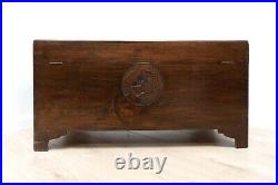 Antique Oriental Camphor Wood Vintage Chest Trunk /1940