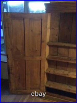 Antique Victorian Pine School / Housekeepers Cupboard