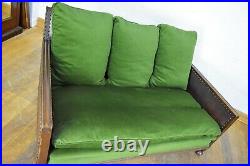Antique Vintage Art Deco 3 seater sofa settee
