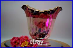Antique Vintage Arthur Wood Porcelain China Vase Planter Lustre