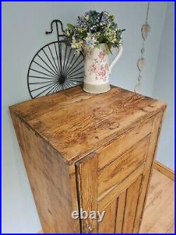 Antique Vintage Cupboard Linen Larder Housekeepers Storage Cabinet Oak or Pine