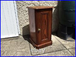 Antique Vintage Edwardian Pot Cupboard Bedside Table Storage Unit Solid Wood