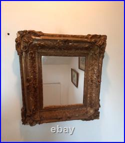 Antique Vintage Giltwood Rococo Framed Wall Mirror