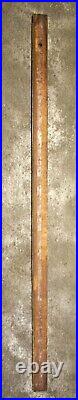 Antique Vintage Old 72 6FT Ridgely Wood Wooden Ruler Measuring Stick Straight