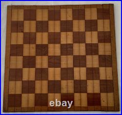 Antique / Vintage Roll Up Campaign Chess Board