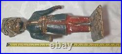 Antique / Vintage Wood Indian Army Sikh Military Figure 45cm tall Unusual