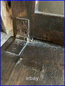 Antique Vintage Wooden Donkey Easel Bench Artists Studio Floor Standing Folding