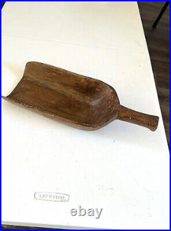 Antique Wood Scoop
