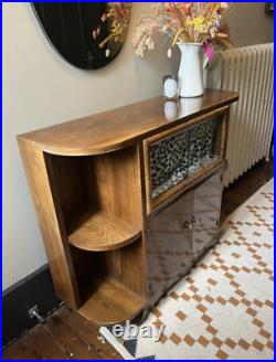 Antique cabinet vintage sideboard wood dresser cupboard hallway console cabinet