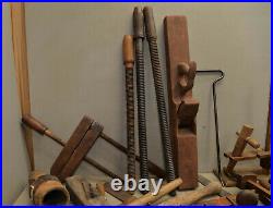 Antique cooper tool lot wood block & molding plane marking specialty vintage C4