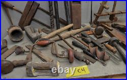 Antique cooper tool lot wood block & molding plane marking specialty vintage C4