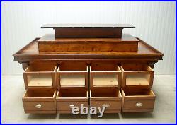 Antique shop DISPLAY TABLE case 1900 counter haberdashery industrial vintage