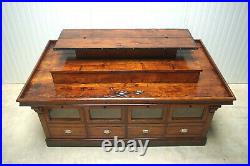Antique shop DISPLAY TABLE case 1900 counter haberdashery industrial vintage