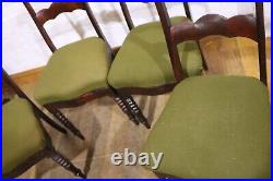 Antique vintage set of 4 dining chairs