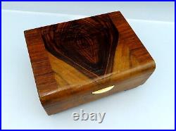 Art Deco Wooden Box Marquetry Geometric Vintage 1930s 1920s Wood