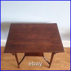 Arts And Crafts Style Antique Mahogany Side Table