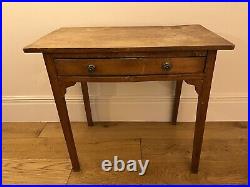 Beautiful Antique Oak Table, Drawer, Vintage, Old, Console Table, Side Table