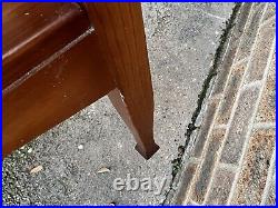 Beautiful Quality Wooden Antique Vintage Piano Stool Window Seat Throne Stool