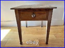 Beautiful Rustic Antique Table, Wooden, Vintage, Old, Aged Patina, Drawers
