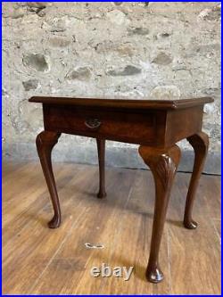 Beautiful Vintage Burr Walnut Side Table