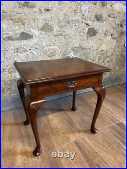 Beautiful Vintage Burr Walnut Side Table