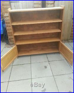 Beautifull vintage solid solid oak 1920s30s bookcase