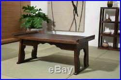 Coffee Table Wood Tray Folding Leg Vintage Antique Japanese Style Home Furniture