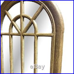 Curtis Large Long Arched Shabby Chic Vintage Wall Floor Window Mirror 178 x 61cm
