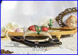 Decorative Collectibles Vintage Antique Horse Rare Old Wood Home Germany 1970