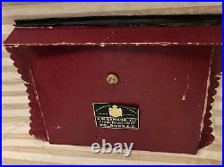 Dome Top Wood Banded Antique Vintage Steamer Trunk Pirate Chest