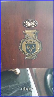 Dutch Wuba Warmink Vintage Antique Mantel Shelf 8 day Clock In Need Of Repair