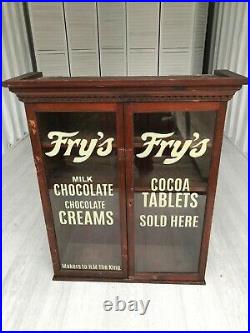 Early 20th Century Frys Chocolate Display Cabinet Vintage Retro Antique