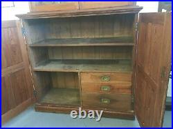 Edwardian cabinet, Kitchen, Haberdashery, Dresser, Antique, Vintage, shop