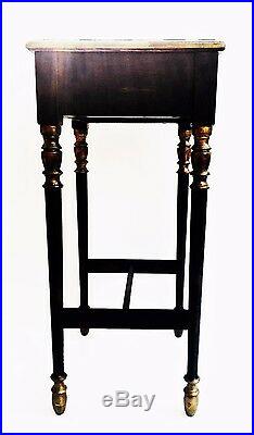 Empire Style Antique furniture vintage nightstand side table chic Country French