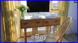 Ercol Dressing table / Desk. Mint. Retro. Vintage. Beautiful Elm wood. 1960's