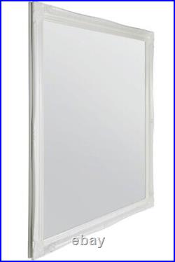 Extra Large Mirror White Wood Wall Vintage Antique 4Ft6 X 3Ft6 137cm x 105cm
