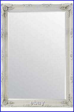 Extra Large Wall Mirror Cream Antique Vintage Full Length 5Ft1x7Ft1 154 x 215cm