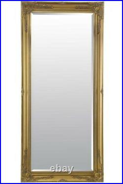 Extra Large Wall Mirror Gold Antique Vintage Full Length 5Ft7x2Ft7 170cm X 79cm