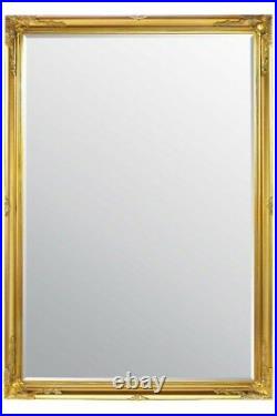 Extra Large Wall Mirror Gold Antique Vintage Full Length 6Ft7x4Ft7 201 x 140cm