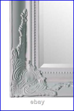 Extra Large Wall Mirror White Antique Vintage Full Length 6Ft7x4Ft7 201 x 140cm