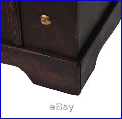 Farmhouse Side Table Vintage Coffee Chest Living Room Trunk Old Wood Storage Box