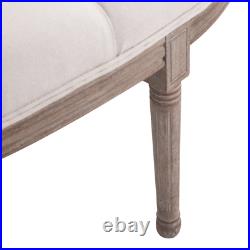 French Bedroom Bench Vintage Window Seat Shabby Chic Antique Style Bed Furniture