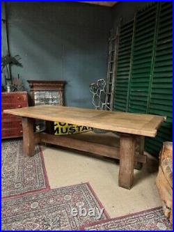 Gorgeous Vintage Oak Refectory Dining Table / French Oak Dining Table