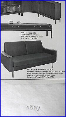Greaves And Thomas Put-u-up Sofa Bed 50s 60s 70s Mid Century Retro Vintage couch