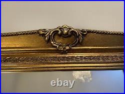 Huge Vintage Antique Style Ornate Gold Gilt mirror. Hairdresser Or Restaurant